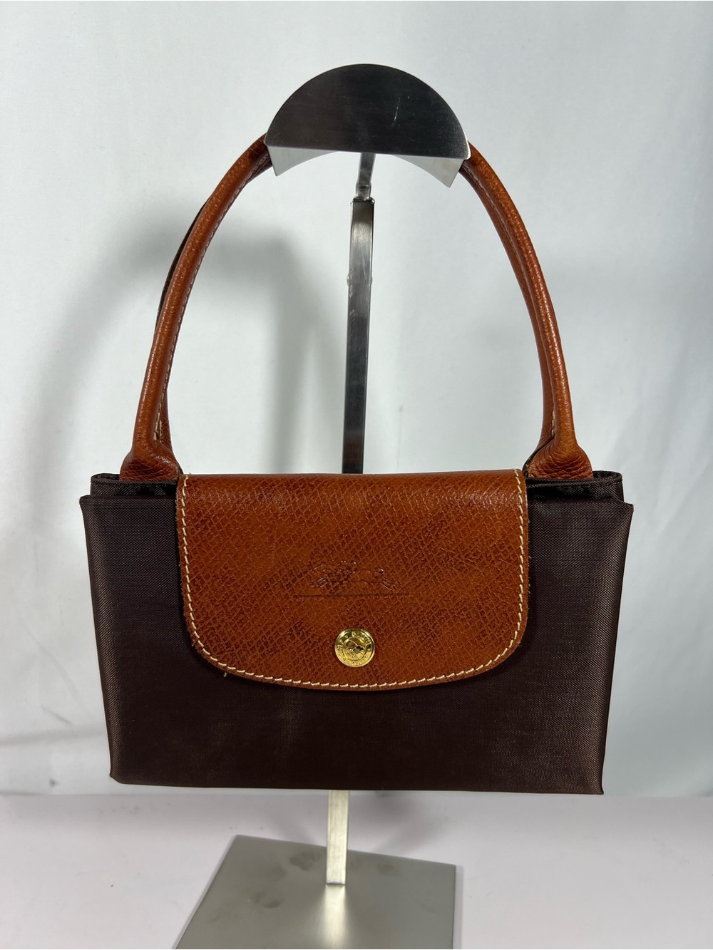 Brown and Tan Women's Tote Bag - Classic Two-Tone Design